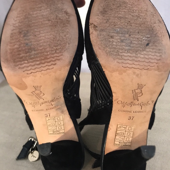 Only 4 Stylish Girls by Patrizia Pepe Suede Heels - Picture 8 of 8